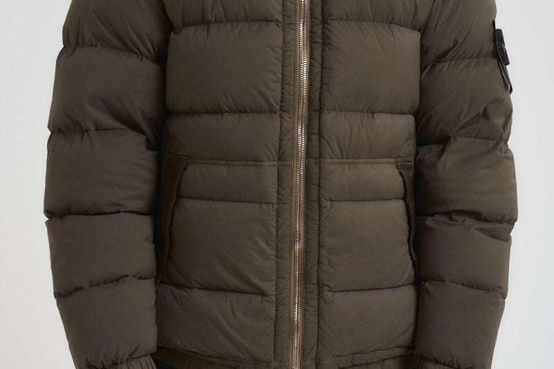 Piumino uomo Tunnel Down verde militare 4100040 S0028V0054 STONE ISLAND 