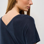 T-shirt donna girocollo blu 25710 60 RRD 