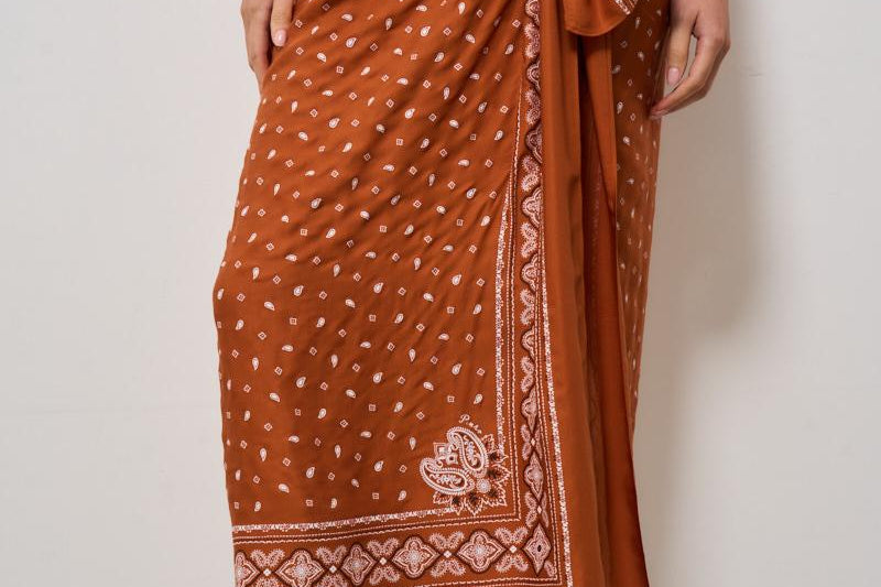 Gonna donna lunga Allegria arancione 105080 A2FLLZ3 PINKO 