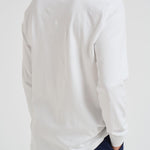 T-shirt uomo bianca manica lunga 710760121 002 RALPH LAUREN 