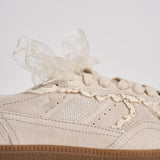 Sneakers donna crochet crema S100823 01 ALOHAS 