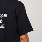 T-shirt uomo girocollo nera TS203 CO0002BL DROLE DE MONSIEUR 
