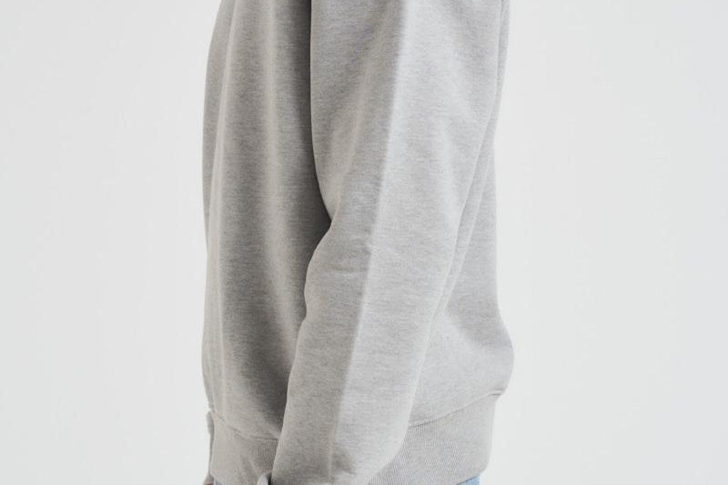 Felpa uomo girocollo grigia crew neck M00018105 GREYMEL SAMSØE SAMSØE 