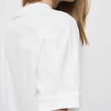 T-shirt donna bianca in cotone Jaylin 10524 IVY1 ANINE BING 