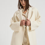 Cappotto donna Charlize lungo panna CHARLIZE E30007PANNA TAGLIATORE 