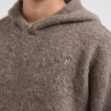 Felpa in maglia uomo tortora MLM100154 NERO17 REPRESENT 