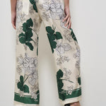 Pantaloni donna fantasia floreale Serenella D230260 SERENELLA868 P.a.r.o.s.h. 