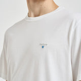 T-shirt uomo girocollo bianca MTS0670 WH11 BARBOUR 