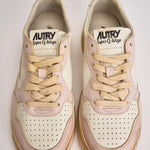 Sneakers donna Medalist vintage bianche e rosa AVLW SV08 AUTRY 