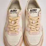 Sneakers donna Medalist vintage bianche e rosa AVLW SV08 AUTRY 