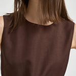 Abito donna dritto marrone D731377G RAISA26008 P.a.r.o.s.h. 