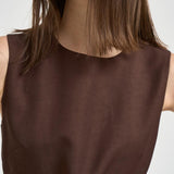 Abito donna dritto marrone D731377G RAISA26008 P.a.r.o.s.h. 