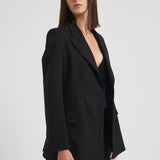 Giacca donna doppiopetto Liliuxy nera D420436 LILIUXY013NERO P.a.r.o.s.h. 