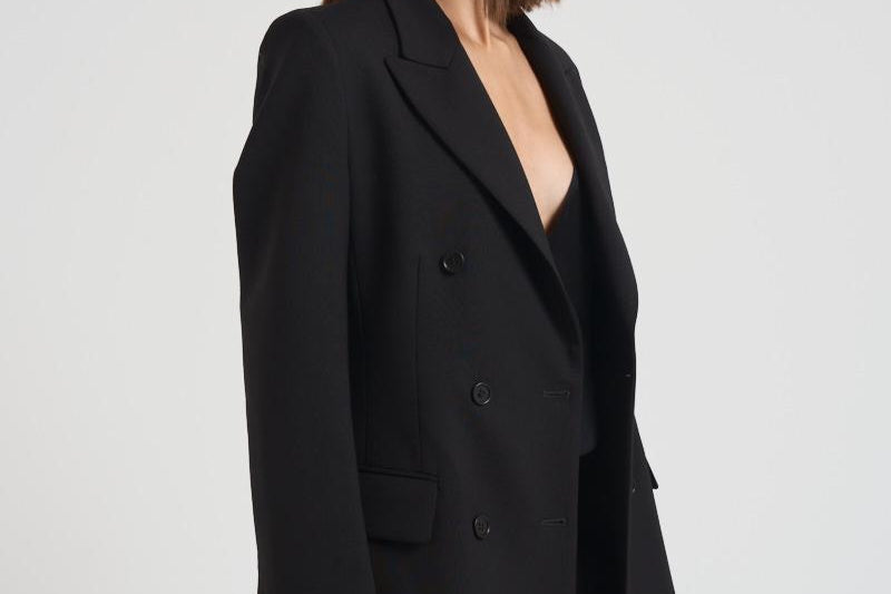 Giacca donna doppiopetto Liliuxy nera D420436 LILIUXY013NERO P.a.r.o.s.h. 