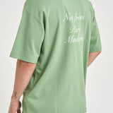 T-shirt uomo girocollo verde salvia TS209 CO002LIGHTGREEN DROLE DE MONSIEUR 
