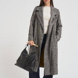 Cappotto donna doppiopetto sale e pepe 82081 NERO LOKITA MILANO 