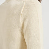 Maglia donna in cotone panna 211896939 002 RALPH LAUREN 