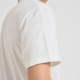 T-shirt uomo girocollo panna con ricamo ARNOTTWM APR10EMB MC2 SAINT BARTH 