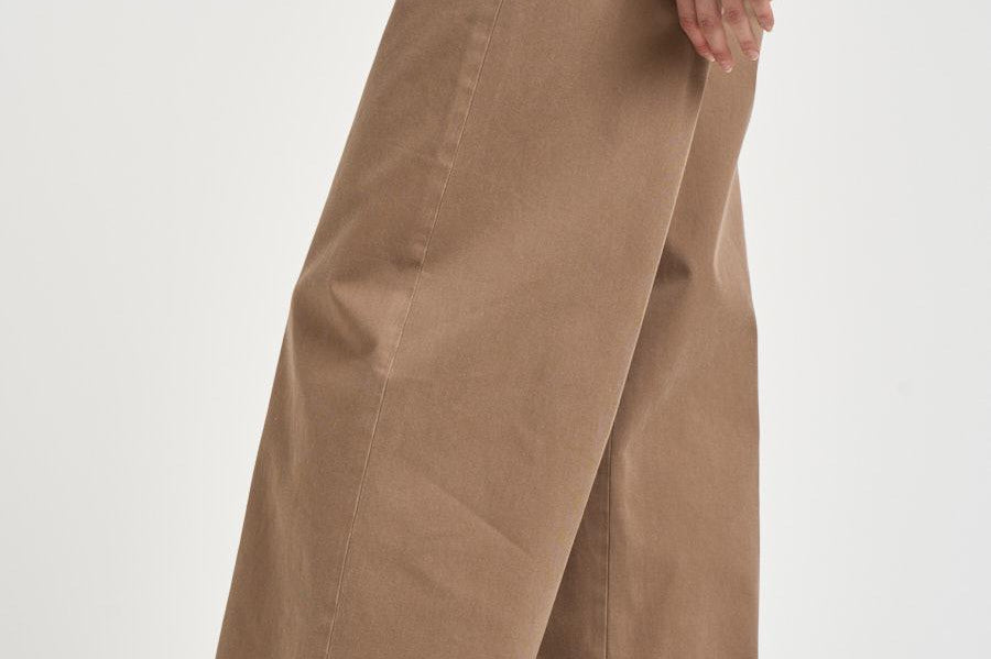 Pantalone donna dritto tortora NAN24 TORTORA NINE IN THE MORNING 