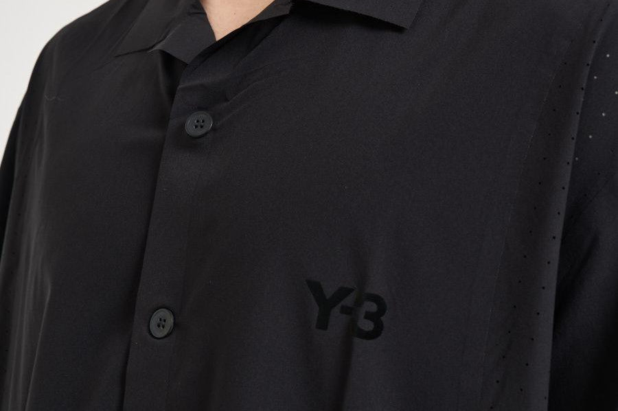 Camicia uomo a manica corta nera KF6044 BLACK Y-3 