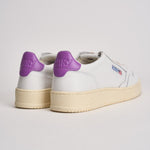 Sneakers uomo Medalist Low bianca e viola AULM LL08 AUTRY 
