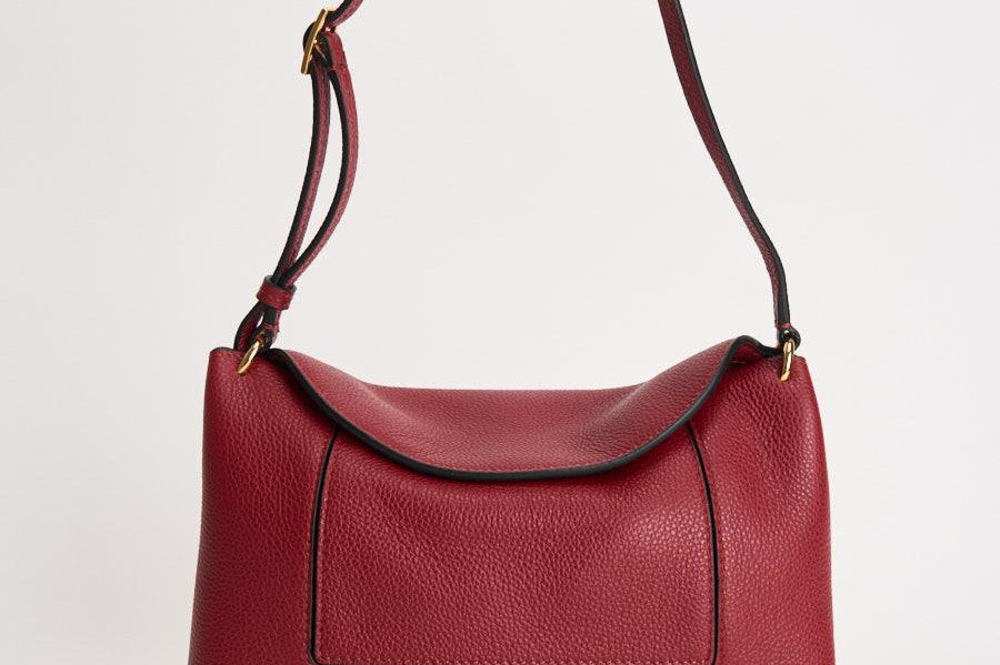 Borsa donna "Penelope" Slouch borgogna 000148 SCARLETCRUST WANDLER 