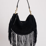 Borsa donna in suede Oskan Soft Small nera BF0066FC C3C14M01BK ISABEL MARANT 