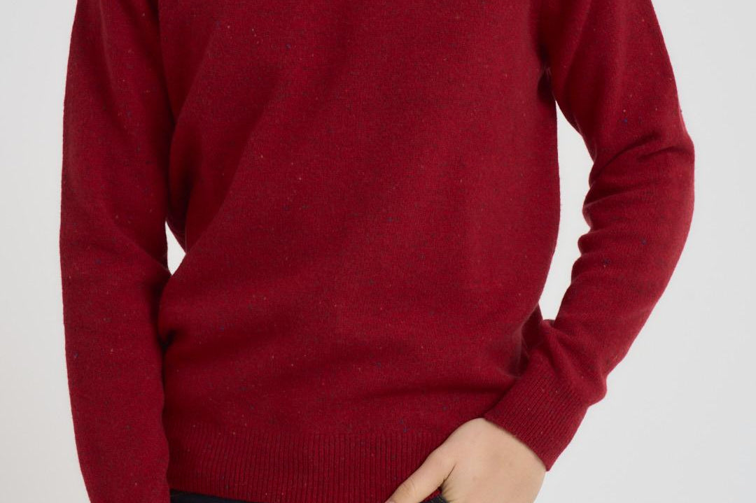 Maglia uomo girocollo rosso MKN1575 RE51 BARBOUR 