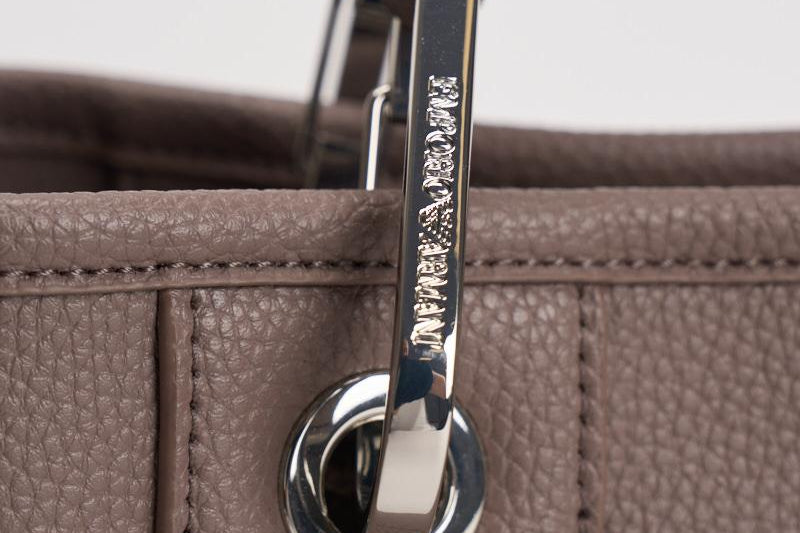 Borsa a mano donna in pelle tortora EW000361 AF12036M1057 EMPORIO ARMANI 