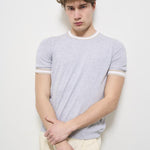 T-shirt uomo girocollo grigia 57135 20671052 GRAN SASSO 