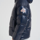 Piumino uomo corto lucido blu notte STEVE 4004 PYRENEX 