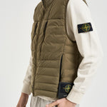 Gilet uomo con zip verde oliva G100007 S0183V005G STONE ISLAND 