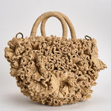 Borsa donna Coral in rafia beige CORAL TEA IBELIV 