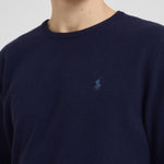 Maglia uomo girocollo blu 710974148 001 RALPH LAUREN 