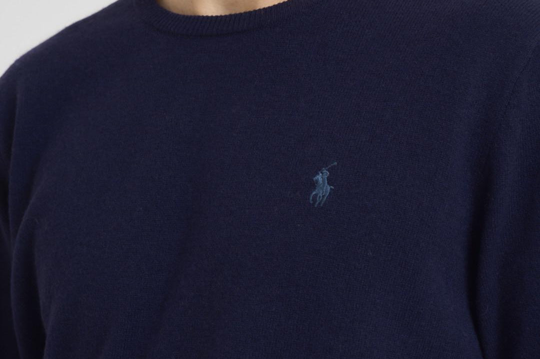 Maglia uomo girocollo blu 710974148 001 RALPH LAUREN 