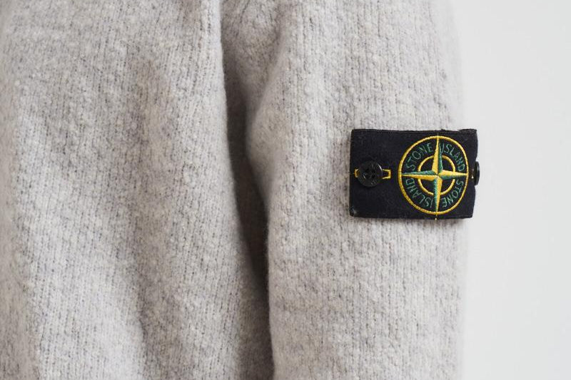 Maglia uomo girocollo grigio chiaro 5100056 S00N2V0M64 STONE ISLAND 