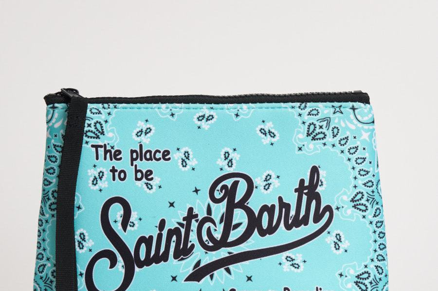 Pochette donna Aline a fantasia celeste ALINE 00940L MC2 SAINT BARTH 