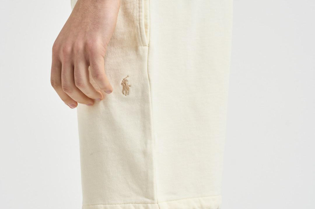 Bermuda uomo in felpa avorio 710934602 001 RALPH LAUREN 