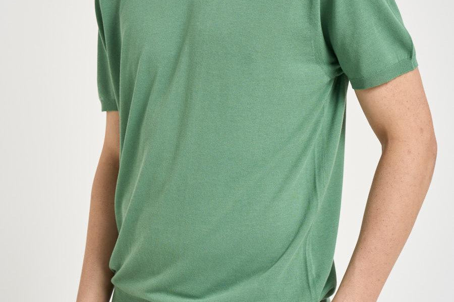 Maglia uomo verde acqua M010524 1310 ACCADEMIE TESSILI 