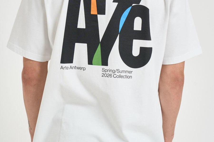 T-shirt uomo con stampa bianca 141T 100 ARTE ANTWERP 
