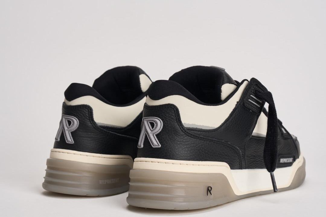 Sneakers uomo Studio bianca e nera 9754 037BLACKVINTAGEWHITE REPRESENT 