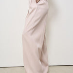 Pantalone donna wide leg rosa GWP01203 P00196525235 GOLDEN GOOSE 