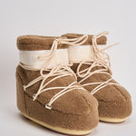 Stivale donna Icon Low in Teddy cammello 1409700 M047CAMEL MOON BOOT 