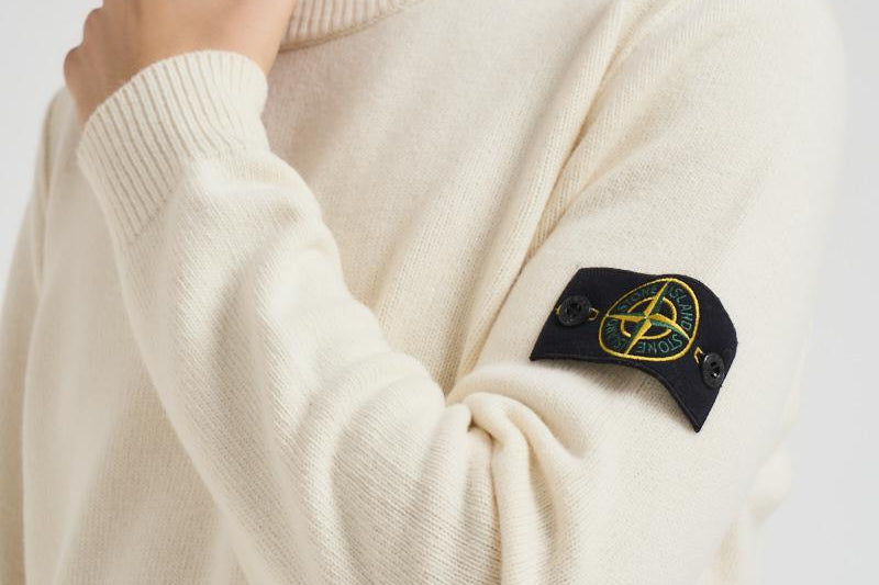 Maglia uomo girocollo panna 5100072 S00A3V0093 STONE ISLAND 