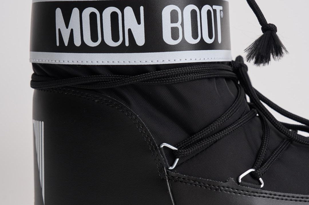 Stivale donna da neve nero in nylon 1409340 N001BLACK MOON BOOT 