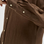 Camicia uomo in lino marrone 710968915 500 RALPH LAUREN 