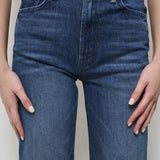 Jeans donna in denim scuro 109471296 WCH MOTHER 