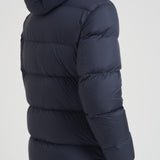 Piumino uomo trapuntato con cappuccio blu OU2087 3989 WOOLRICH 