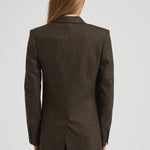 Giacca donna gessata Jevima marrone VE0538FC C3F01I50DZ ISABEL MARANT 