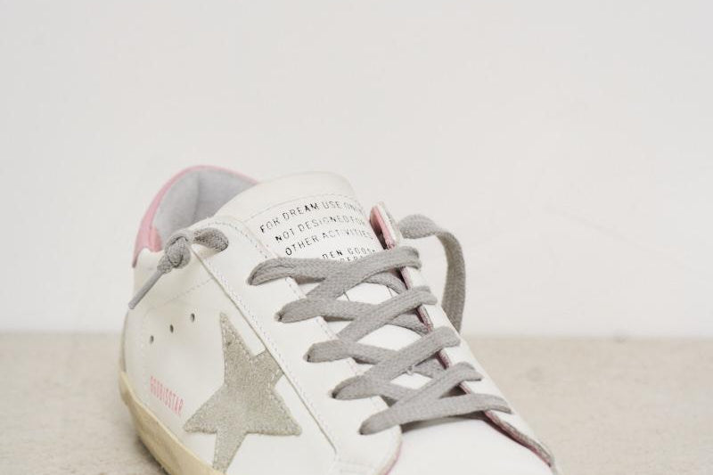 Sneakers donna Super-Star talloncino rosa GWF00102 F00256910914 GOLDEN GOOSE 